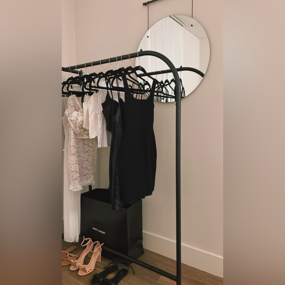 Matte Black Garment Rack
